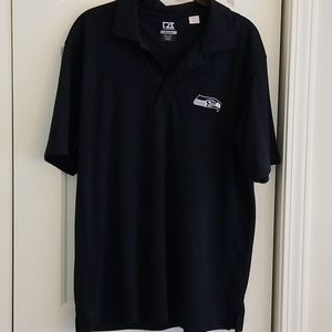 Mens Seattle Seahawk polo shirt